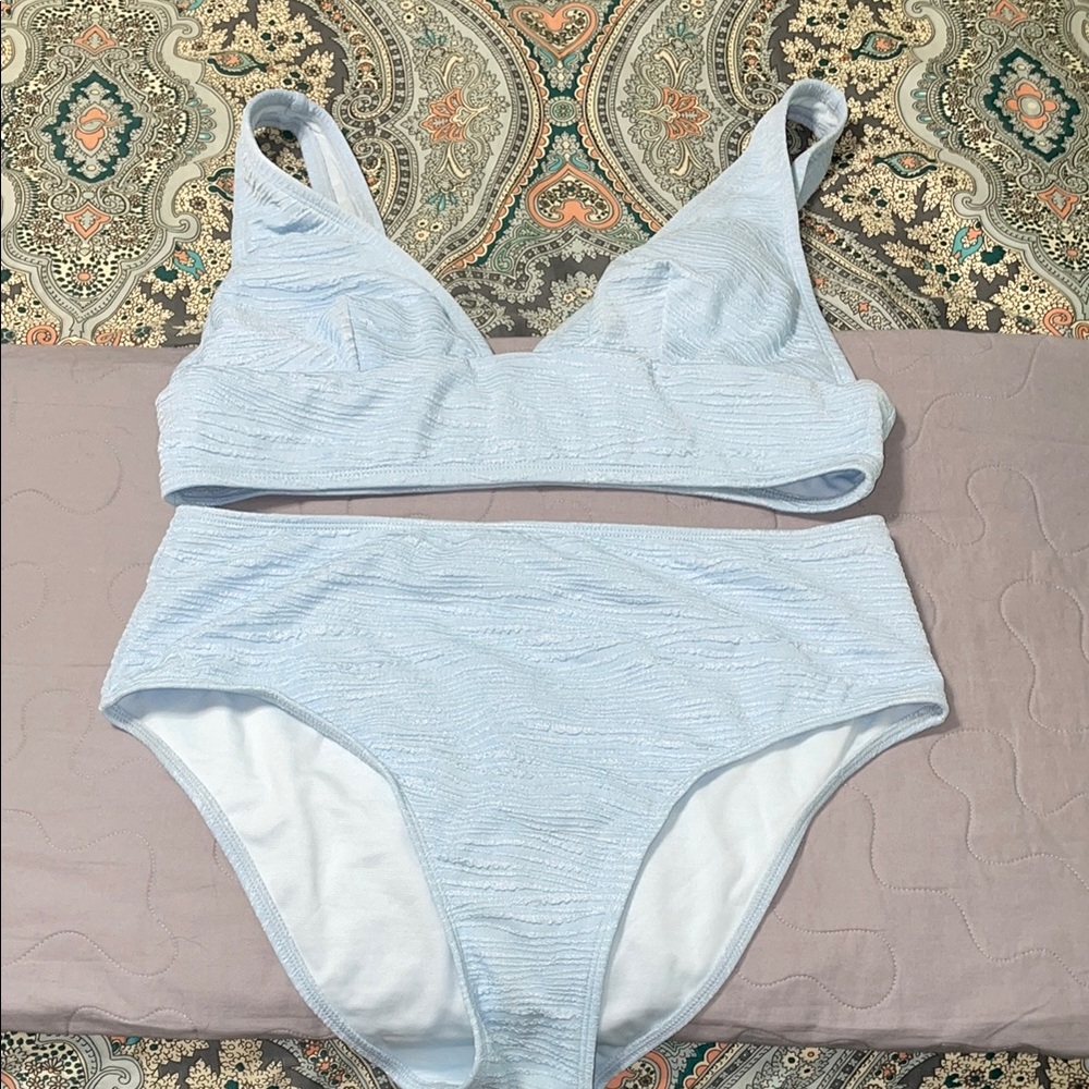Light Blue Cupshe Bikini Set